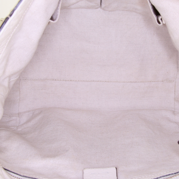 Sac à main Gucci Marrakech en cuir blanc - Detail D3