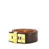 Hermes Médor belt in brown epsom leather - 00pp thumbnail