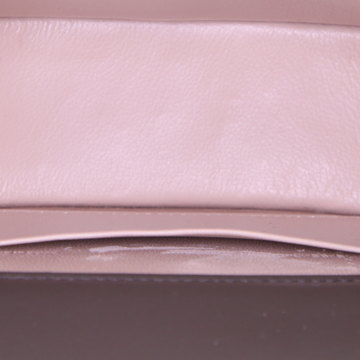 Bolso bandolera Chloé Nile en cuero marrón y ante marrón - Detail D3