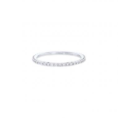 Bague De Beers en or blanc et diamants