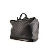 Louis Vuitton Grimaud travel bag in damier graphite canvas and black leather - 00pp thumbnail