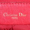 Bolso de mano Dior Lady Dior modelo grande en lona cannage azul marino - Detail D3 thumbnail