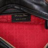 Sac bandoulière Dior Lady Dior moyen modèle en cuir cannage noir - Detail D3 thumbnail