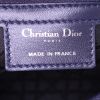 Dior Lady Dior medium model shoulder bag in blue leather cannage - Detail D4 thumbnail