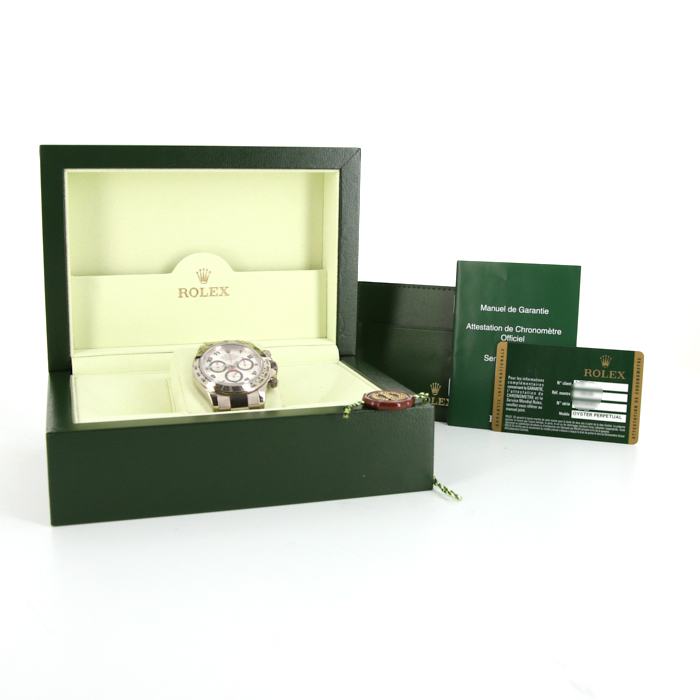 Reloj Rolex Daytona de oro blanco Ref :  116509 Circa  2010 - Detail D2