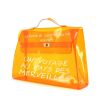 Bolso de mano Hermès Kelly Plastic en vinilo naranja - 00pp thumbnail