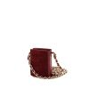 Chanel Vintage cigarette holder in burgundy foal and burgundy leather - 00pp thumbnail