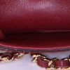 Chanel Vintage cigarette holder in burgundy foal and burgundy leather - Detail D3 thumbnail