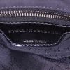 Stella McCartney Falabella handbag in black and silver canvas - Detail D3 thumbnail