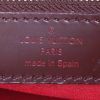 Louis Vuitton Hampstead handbag in ebene damier canvas and brown leather - Detail D3 thumbnail