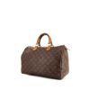 рюкзак louis vuitton Louis Vuitton Speedy 35 en toile monogram marron et cuir naturel - 00pp thumbnail