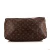 рюкзак louis vuitton Louis Vuitton Speedy 35 en toile monogram marron et cuir naturel - Detail D4 thumbnail