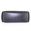 Saint Laurent Loulou shoulder bag in black chevron quilted leather - Detail D5 thumbnail