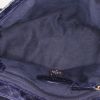 Mulberry Alexa small model shoulder bag in navy blue leather - Detail D3 thumbnail