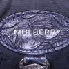 Mulberry Alexa small model shoulder bag in navy blue leather - Detail D4 thumbnail