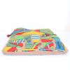 Hermès Petit H shopping bag in multicolor canvas and multicolor silk - Detail D4 thumbnail