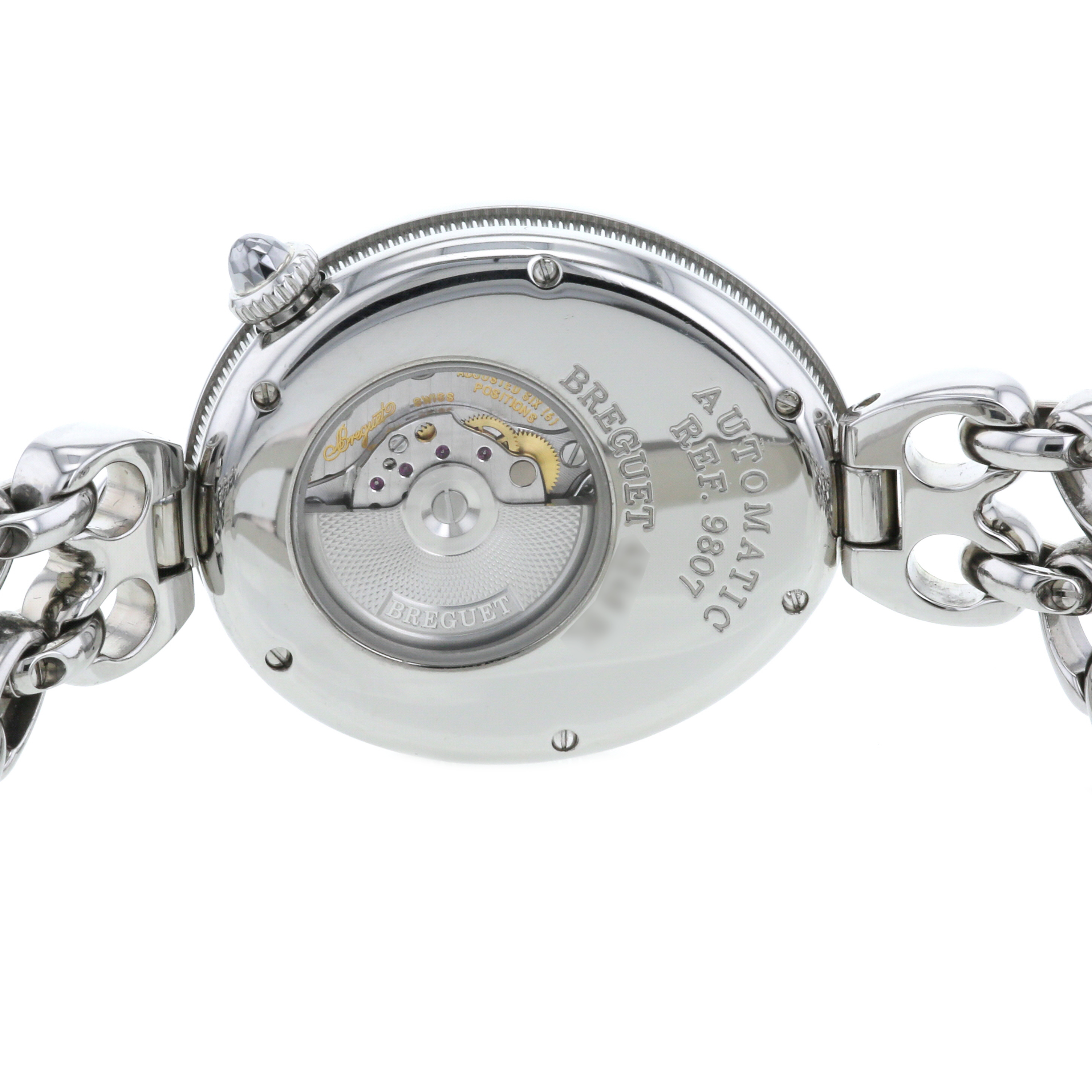 Breguet Reine De Naples watch in stainless steel Ref:  9807 Circa  2017 - Detail D1