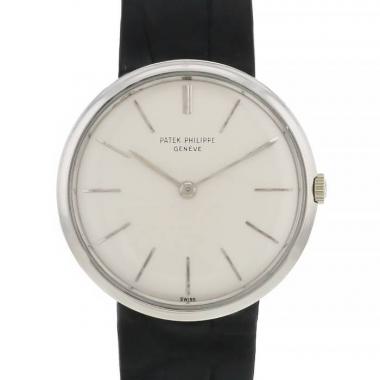 Montre Patek Philippe Calatrava en or blanc Ref :  2591 Vers  1961