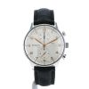 IWC Portuguese-Chronograph watch in stainless steel Ref:  3714 Circa  2000 - 360 thumbnail