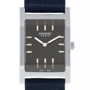 Montre Hermes Tandem en acier Ref :  TA1.710 Vers  2000