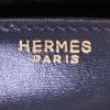 Hermès Quirus pouch in black box leather - Detail D3 thumbnail