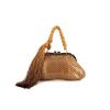 Gucci handbag/clutch in gold python - 360 thumbnail