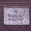 Gucci shoulder bag in logo canvas and brown leather - Detail D3 thumbnail