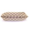 Gucci shoulder bag in logo canvas and brown leather - Detail D4 thumbnail