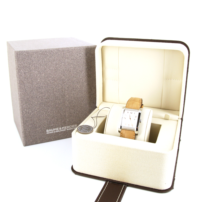 Reloj Baume 
Mercier Hampton de acero Ref :  65693 Circa  2013