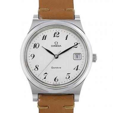 Omega Genève watch in stainless steel Ref:  136.0102 Circa  1970