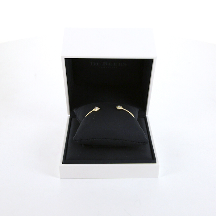 De Beers Talisman bracelet in yellow gold,  diamond and rough diamond