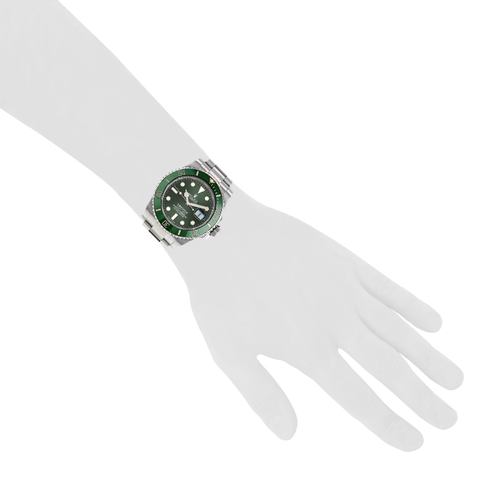 Rolex Submariner Date watch in stainless steel Ref: 116610LV Circa 2016 - Detail D1