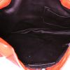 Yves Saint Laurent Mombasa handbag in orange leather - Detail D2 thumbnail