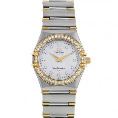 Omega Constellation watch in gold and stainless steel Circa  1990