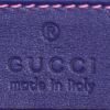 Borsa a tracolla Gucci GG Marmont in velluto trapuntato blu - Detail D3 thumbnail