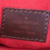 Bolso de mano Louis Vuitton Trevi en lona a cuadros revestida ébano y cuero marrón - Detail D4 thumbnail