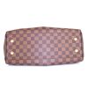 Louis Vuitton Trevi handbag in ebene damier canvas and brown leather - Detail D5 thumbnail