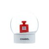 Palla di neve Chanel in resina bianca e rossa e plexiglas trasparente - 00pp thumbnail