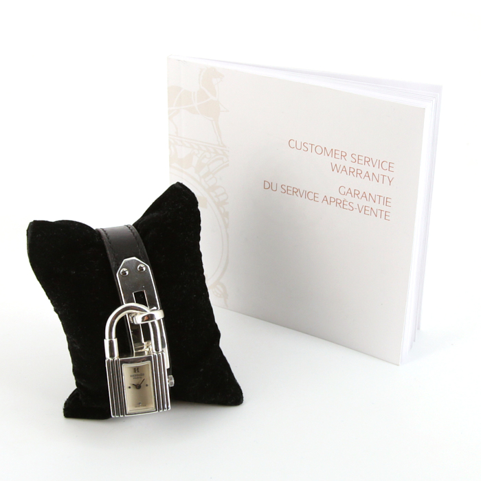 Montre Hermes Cadenas Kelly en argent Vers  2017 - Detail D2