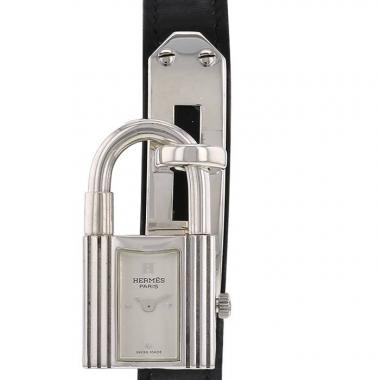 Montre Hermes Cadenas Kelly en argent Vers  2017