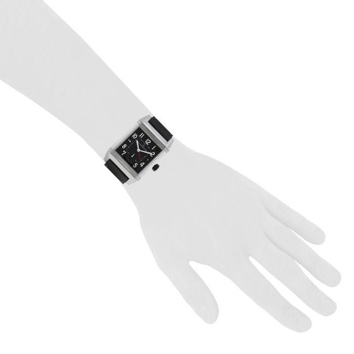 Orologio Jaeger-LeCoultre Reverso Squadra Hometime in acciaio Ref :  230277 Circa  2010