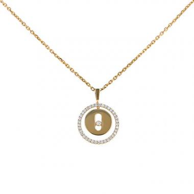 Collana Messika Lucky Move in oro giallo 14k e diamanti