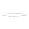 Half-articulated Messika Skinny half bangle in white gold and diamonds - 00pp thumbnail