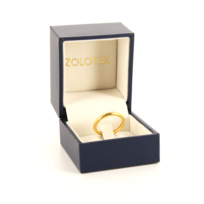 Zolotas ring in 22 carats yellow gold - Detail D2