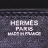 Hermes Kelly 32 cm handbag in black Swift leather and black foal - Detail D4 thumbnail