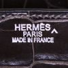 Bolso de mano Hermes Birkin 35 cm en cocodrilo porosus gris antracita - Detail D4 thumbnail