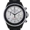 Chanel J12 Chronographe watch in black ceramic and black rubber Circa  2000 - 00pp thumbnail