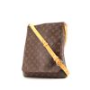 Bolso bandolera Louis Vuitton Musette en lona Monogram marrón y cuero natural - 00pp thumbnail