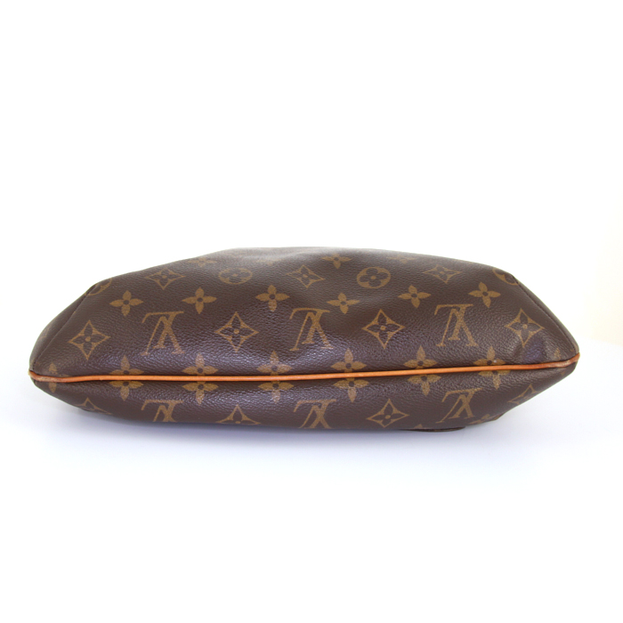 Louis Vuitton Musette shoulder bag in brown monogram canvas and natural leather - Detail D4
