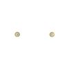 Cartier Diamant Léger small earrings in yellow gold and diamonds - 00pp thumbnail